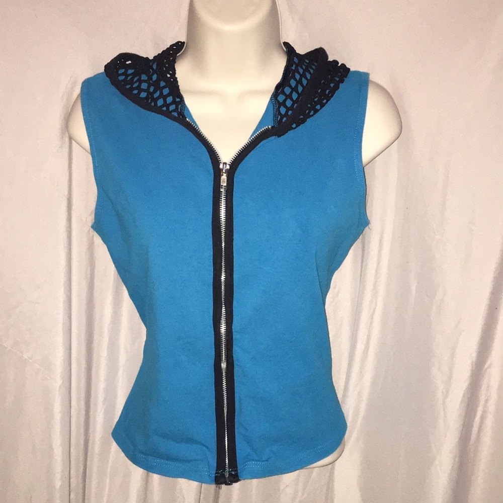 Bal Togs-super cute zip up & net hoodie!Like new